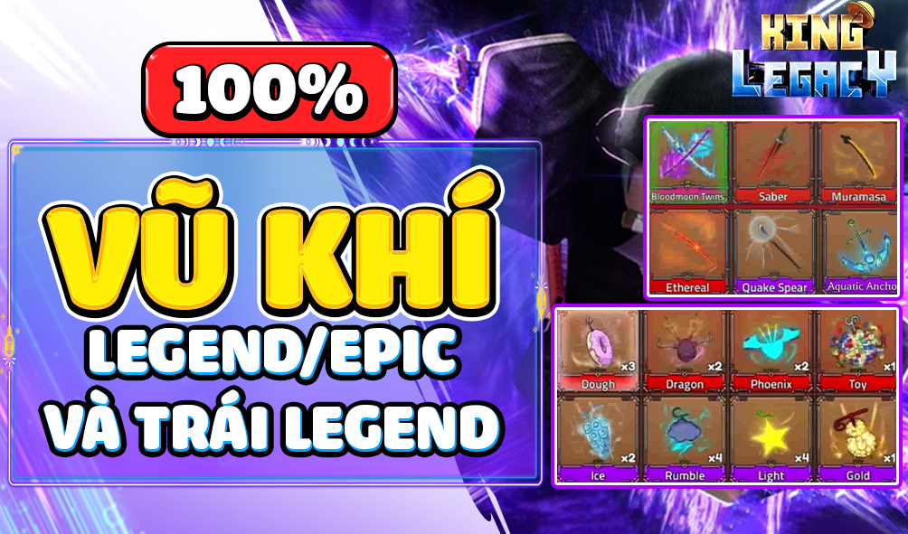 100 Vu Khi legend epic