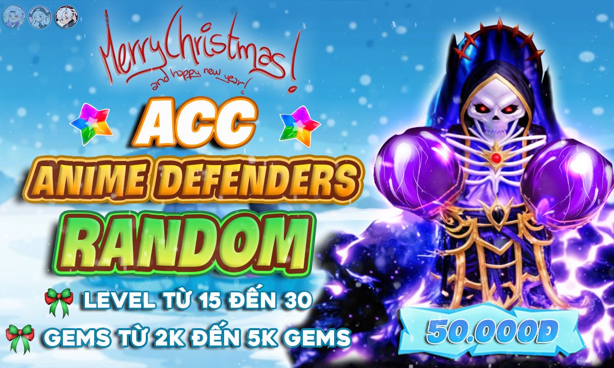 RANDOM 39K ANIME DEFENDERS