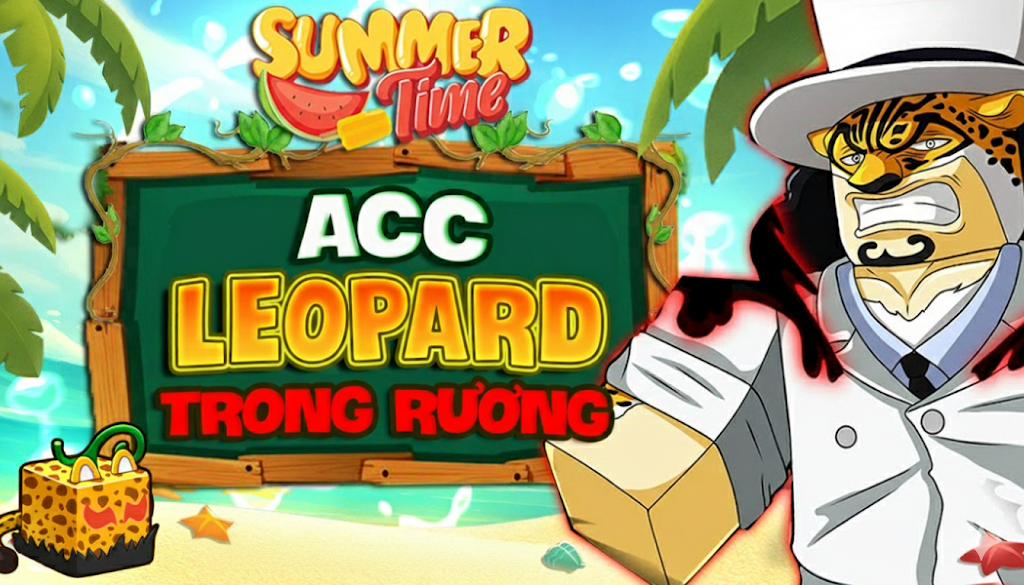 Acc 100% Leopard Rương - God Human