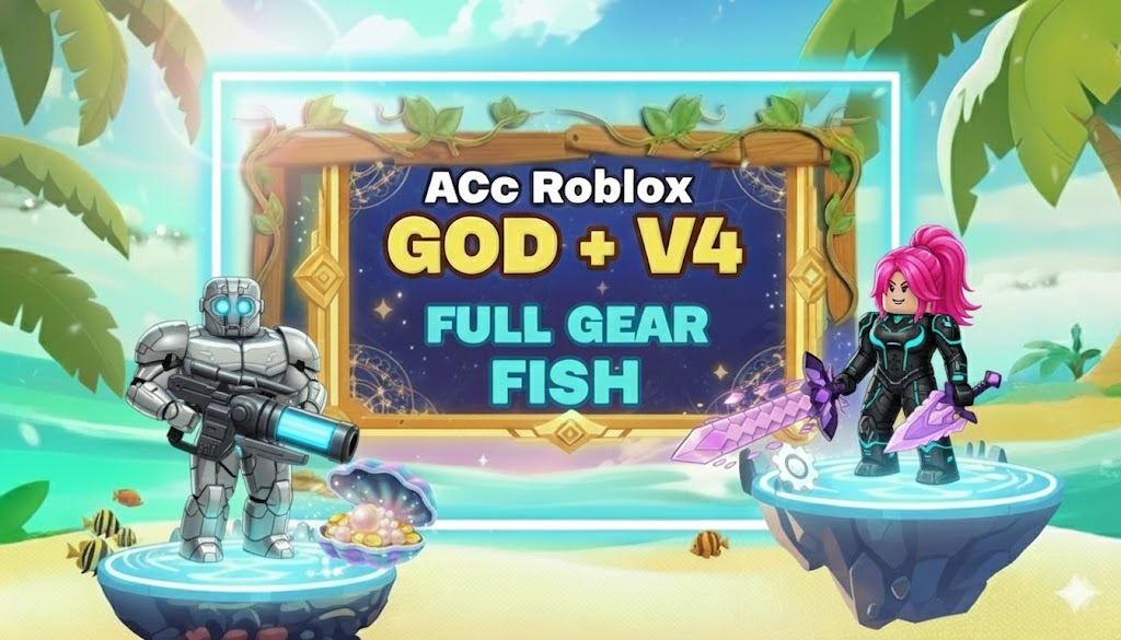 100% GOD+ V4 FISH Full Gear