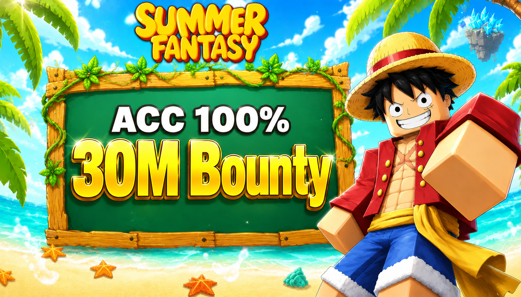 Acc 100% 30M Bounty